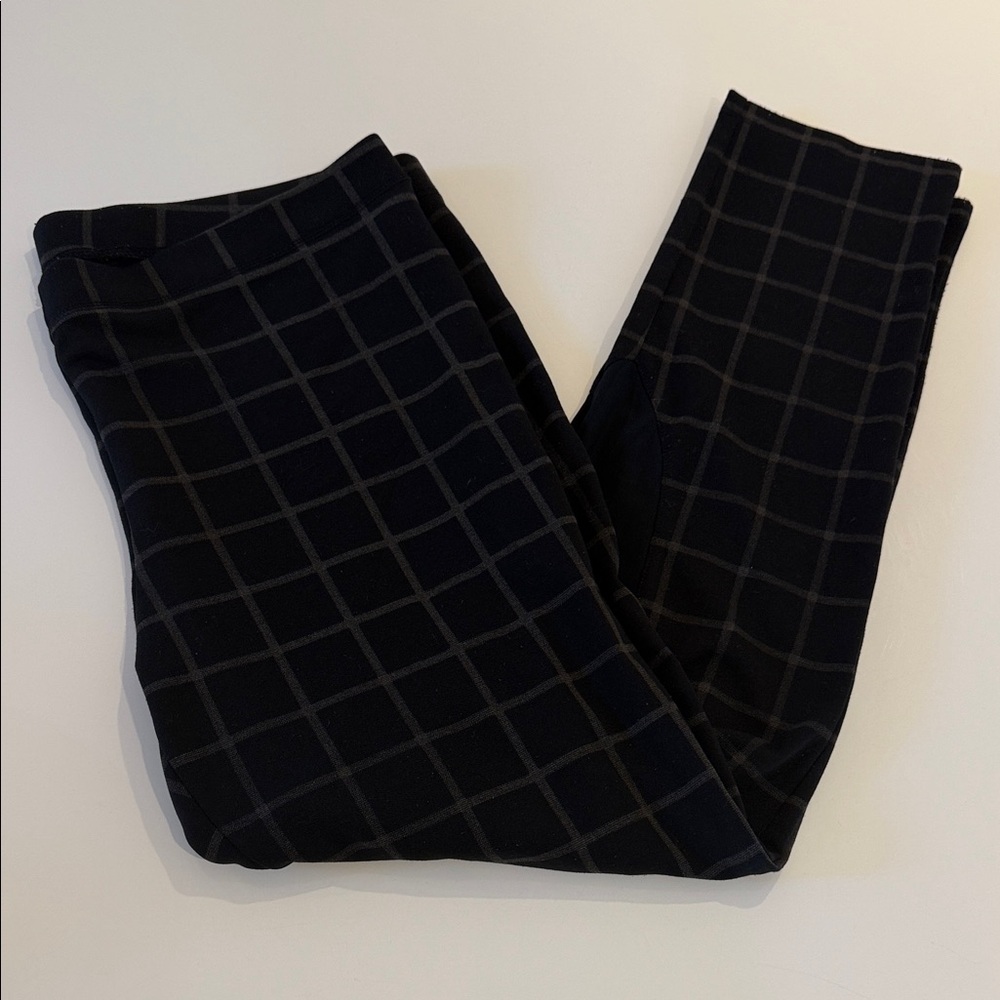 Victoria's Secret Black Checkered Leggings